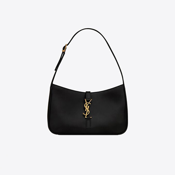 9a+ysl saint laurent le 5 a 7 smooth leather hobo bag